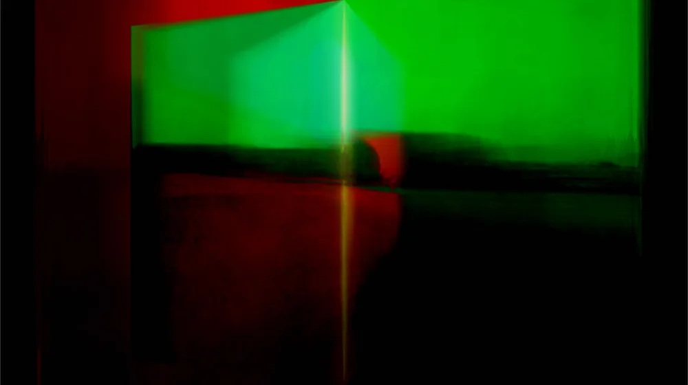 Target video installation projected in a gallery